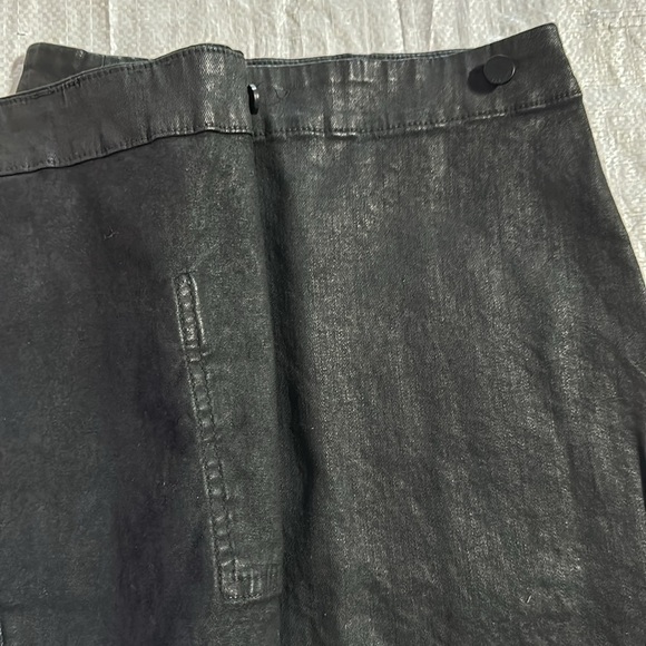 All Saints Women’s Button Wrap Skirt Ruth Denim  ,Black,Size 2 - Picture 3 of 6